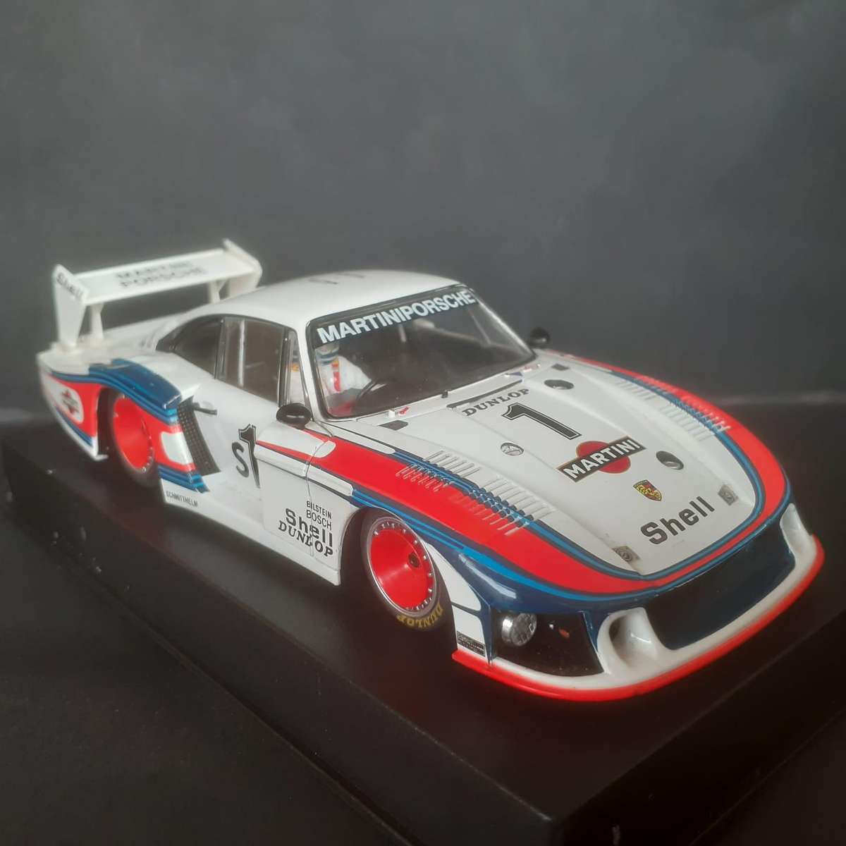 Sideways Porsche 935/78 Moby Dick Martini Racing Winner Silverstone 6hour 1978 Boxed