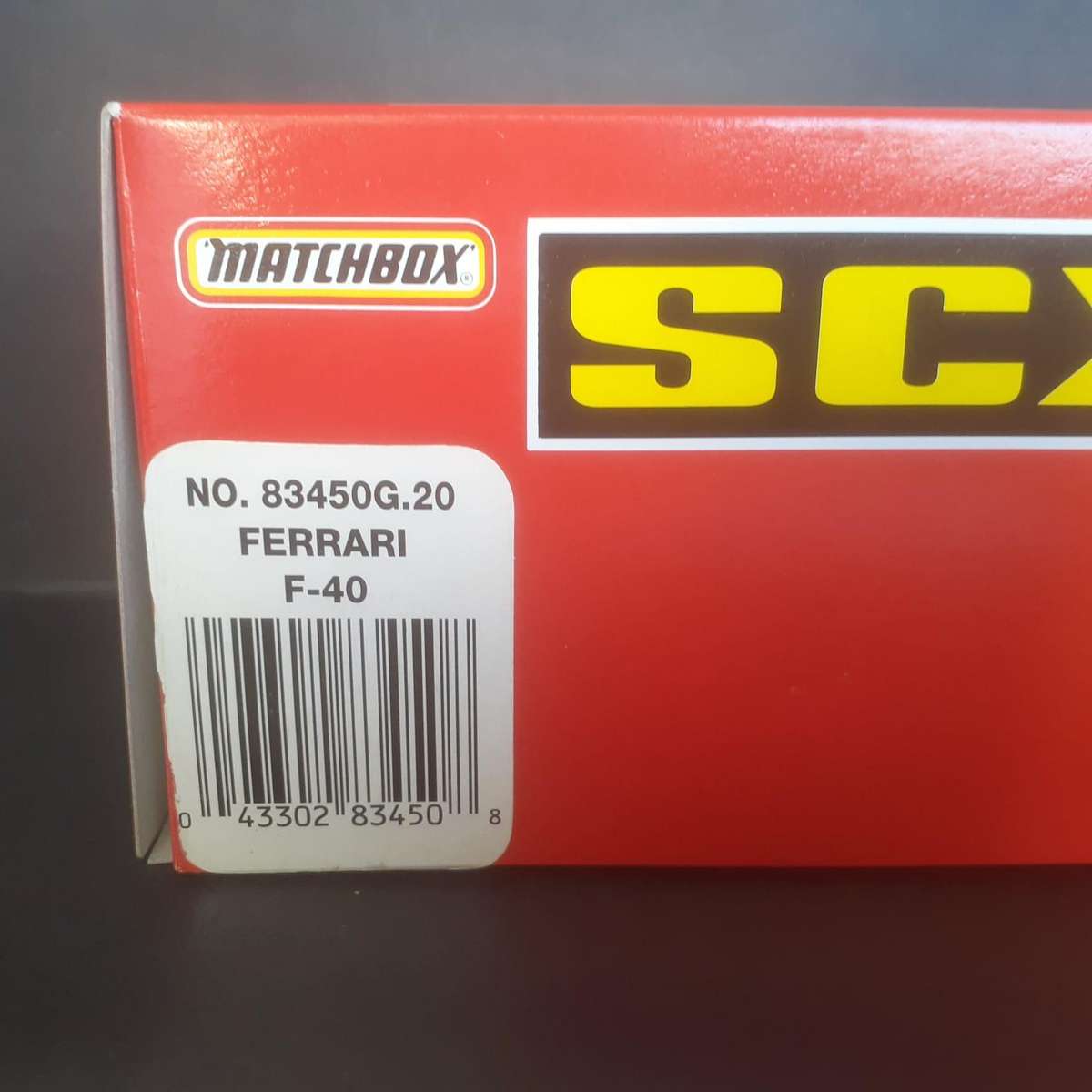 SCX 83450 Ferrari F40 Black Mint Boxed