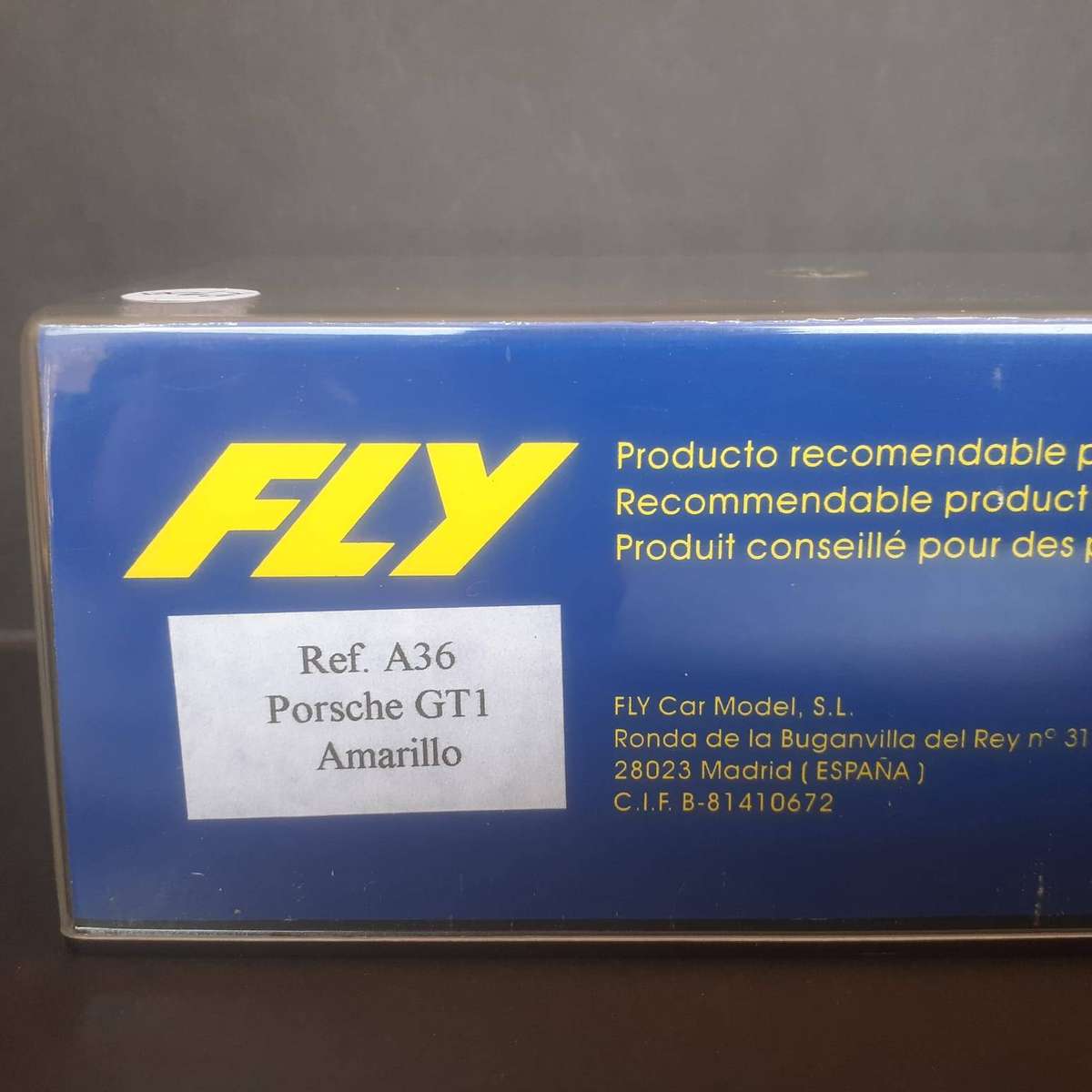 Fly A36 Porsche GT1 Francochamps 1997 Mint Boxed