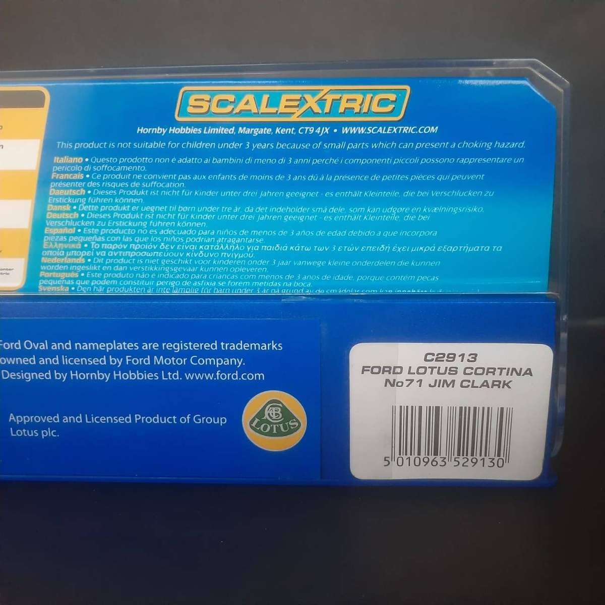 Scalextric C2193 Ford Lotus Cortina #71 Jim Clarck Mint Boxed