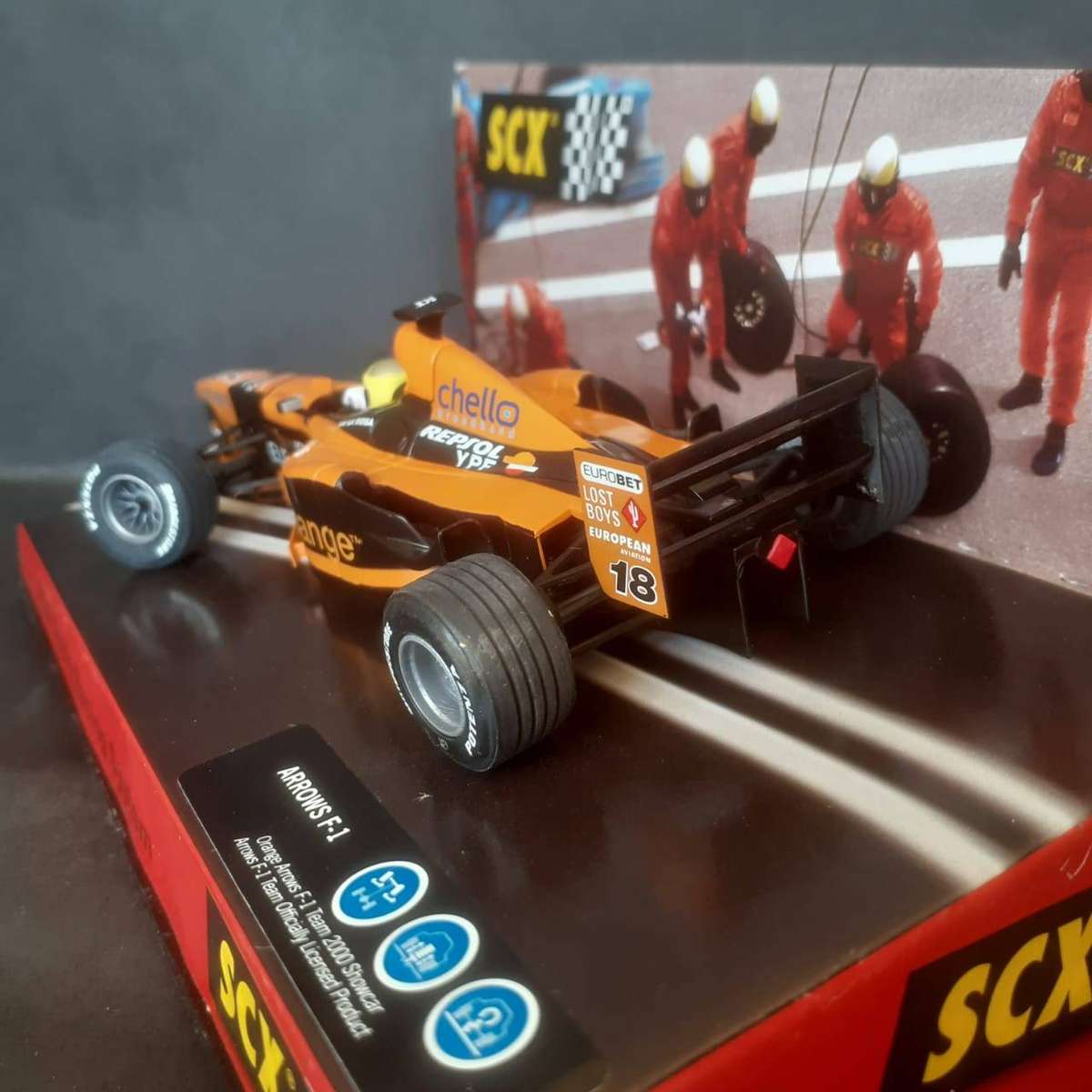 SCX 60440 Orange Arrows F1 Team 2000 Showcar Mint Boxed