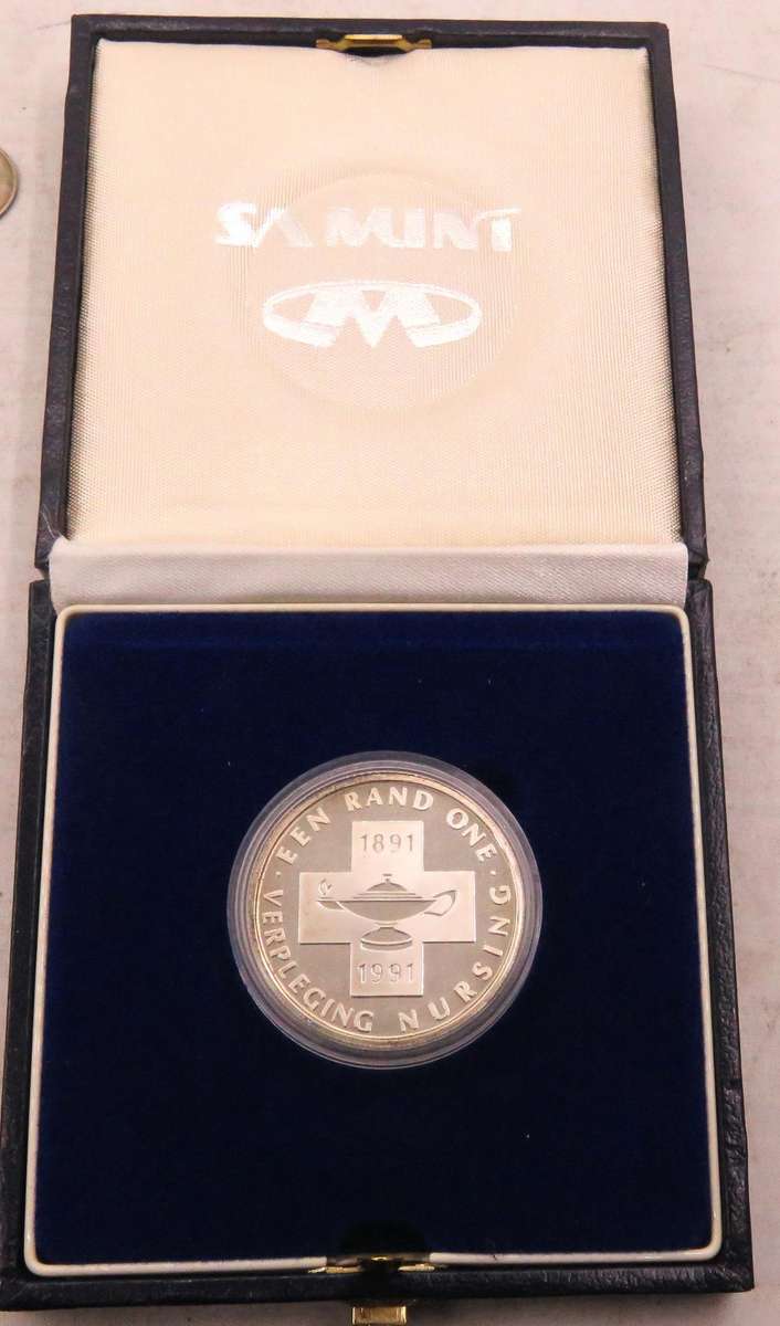 1991 Republic of South Africa "NURSING" Proof R1 encapsulated as issued and in SAM Box-4 Available