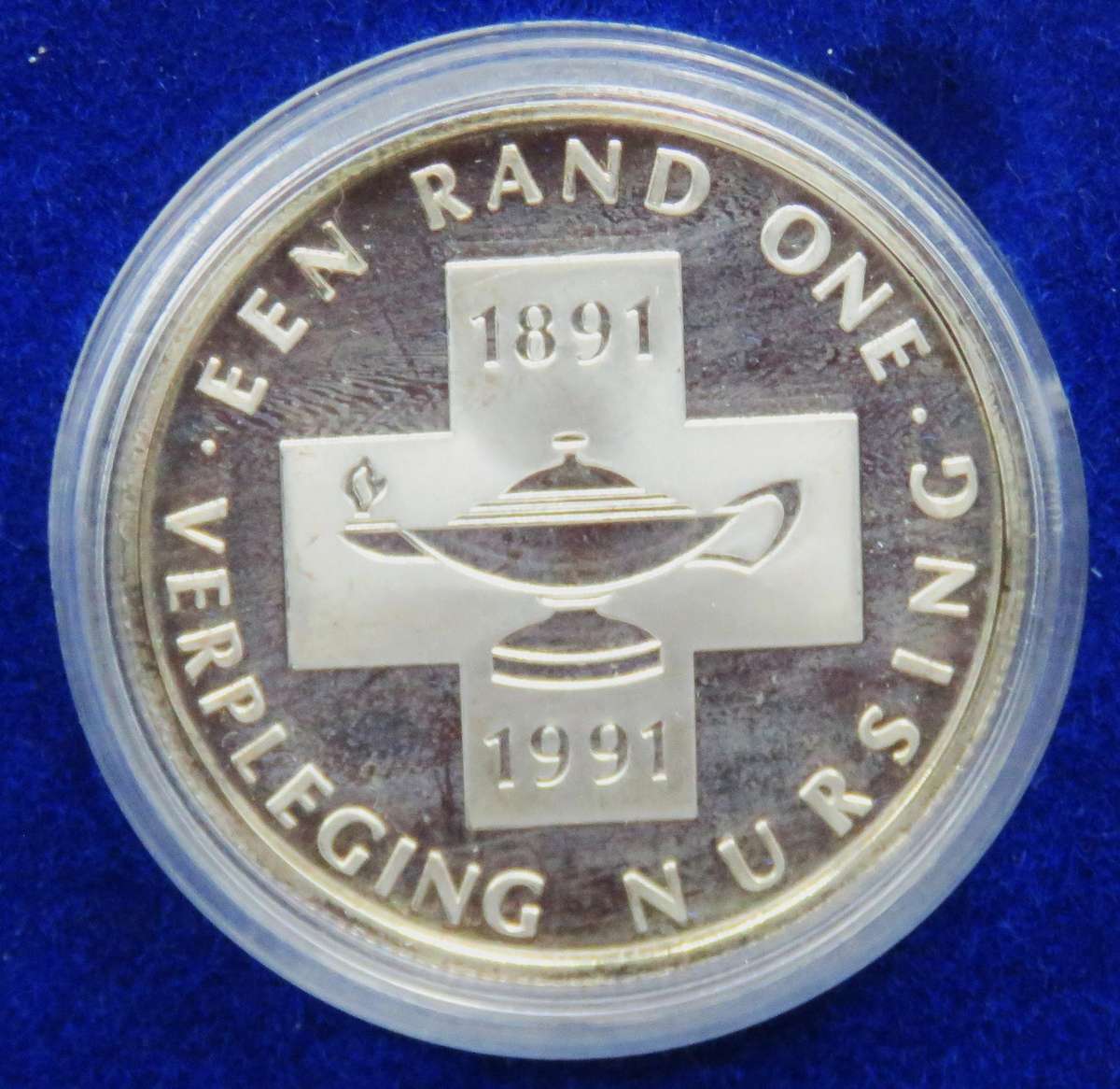 1991 Republic of South Africa "NURSING" Proof R1 encapsulated as issued and in SAM Box-4 Available
