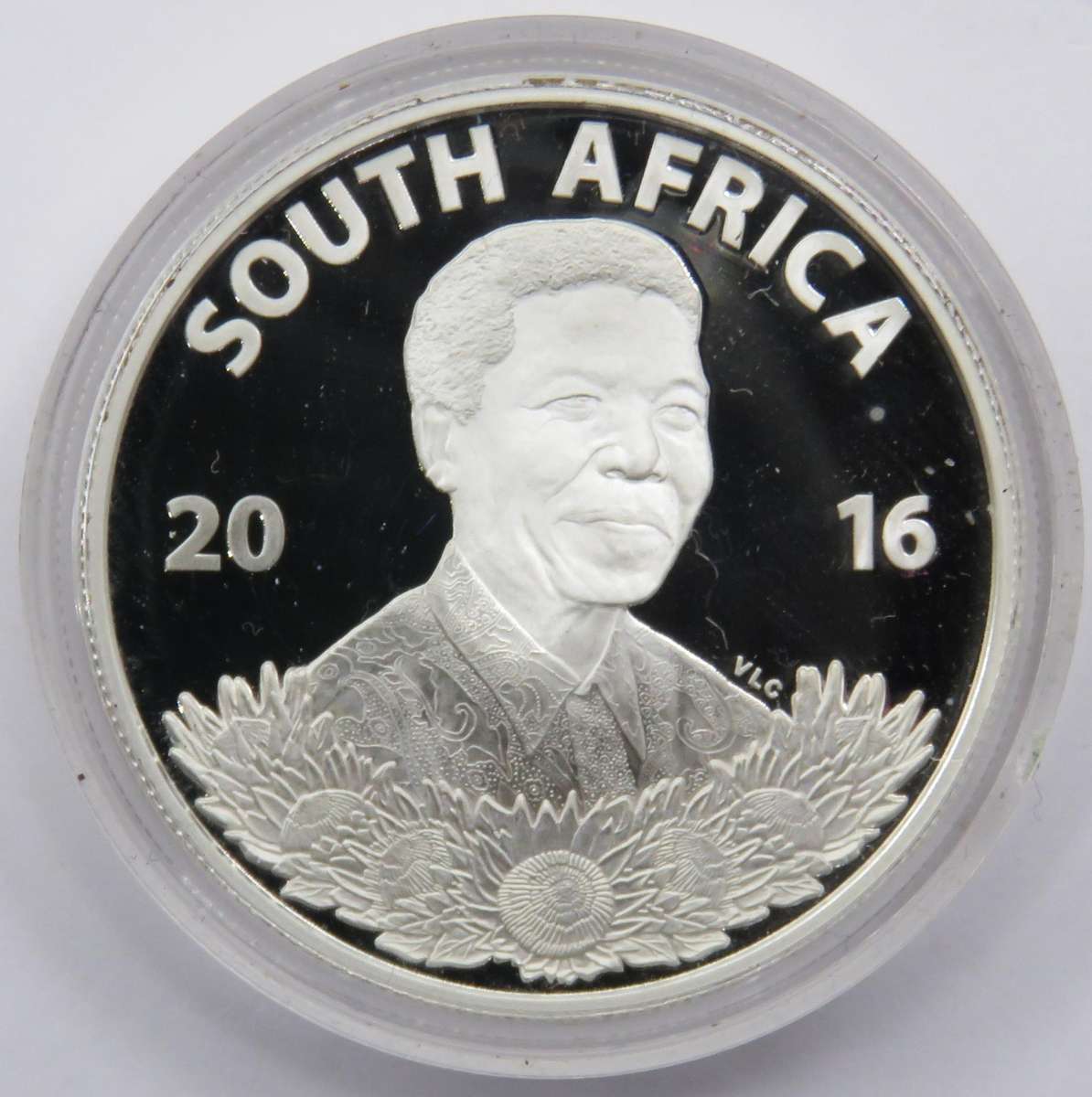 2016  Silver 1 Rand Life of a Legend: Nelson Mandela "Democracy..."