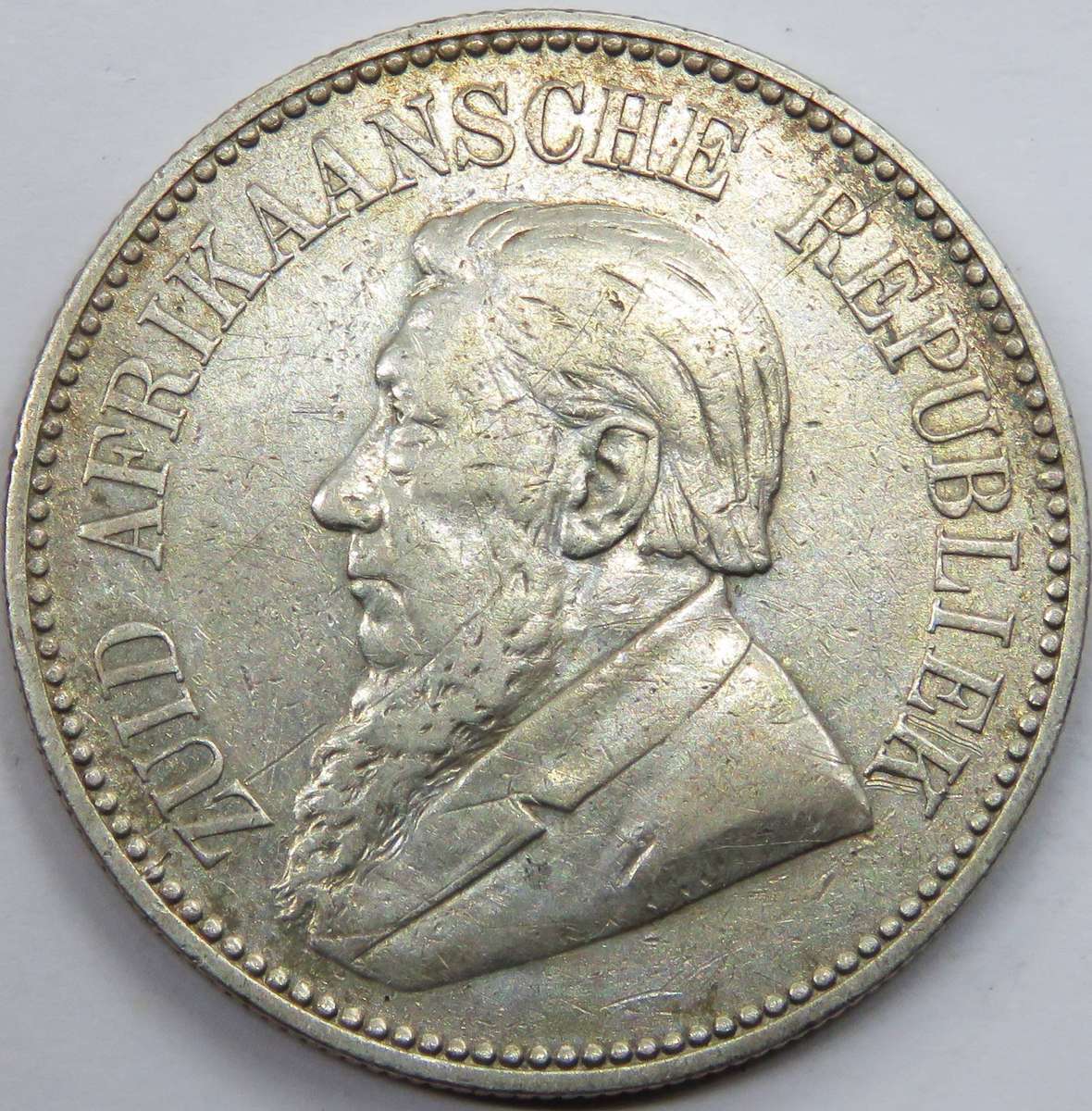 1896 ZAR  Shilling 2 1/2 Shillings