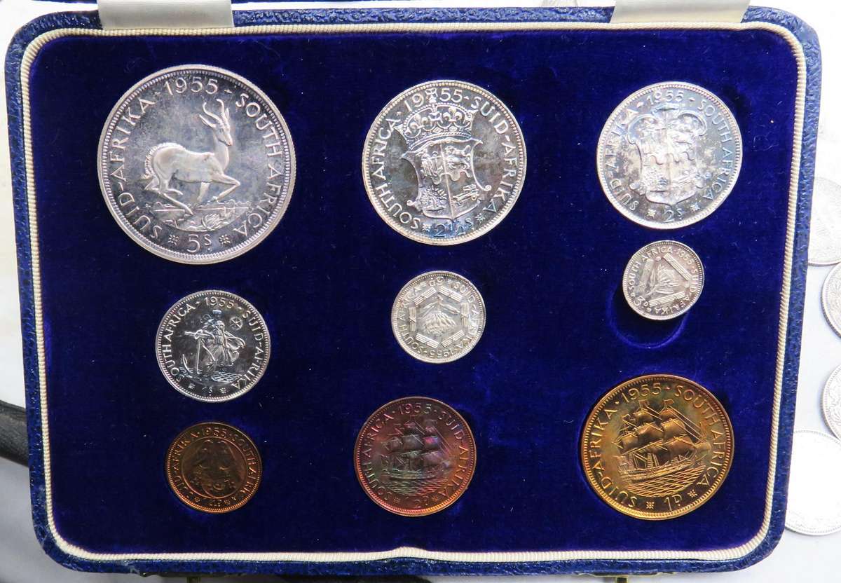 1955 Republic of South Africa Proof Set in Original Box