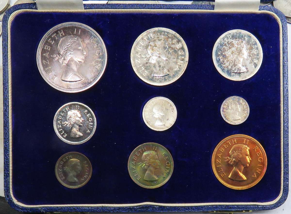 1955 Republic of South Africa Proof Set in Original Box