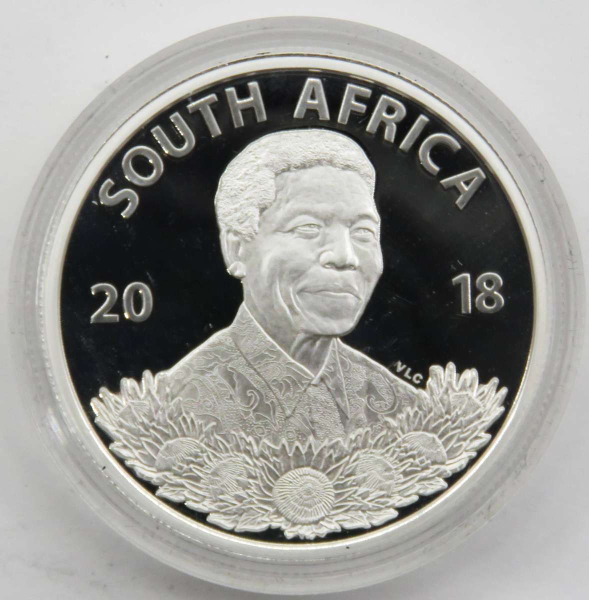 2018  Silver 1 Rand Life of a Legend: Nelson Mandela "ROBBEN ISLAND"