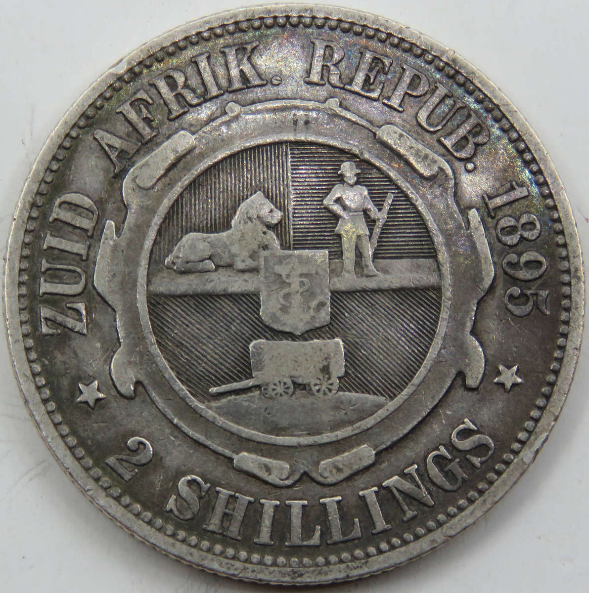 1895 ZAR 2 Shillings