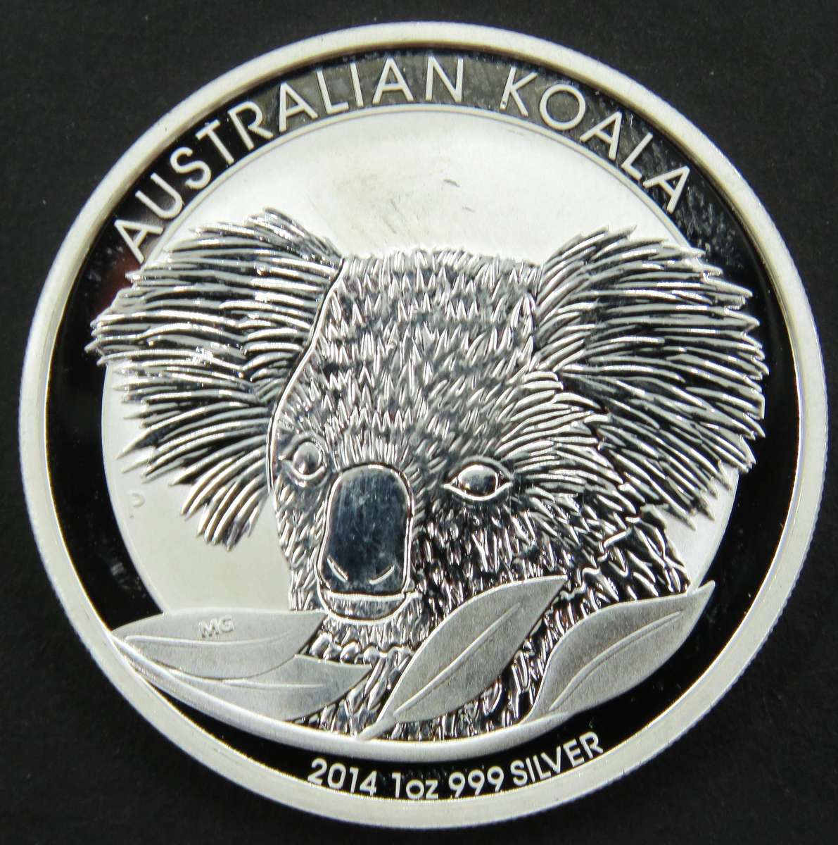 2014 Silver 1 Ounce Australian Koala 1 Dollar  999 Beautiful Proof