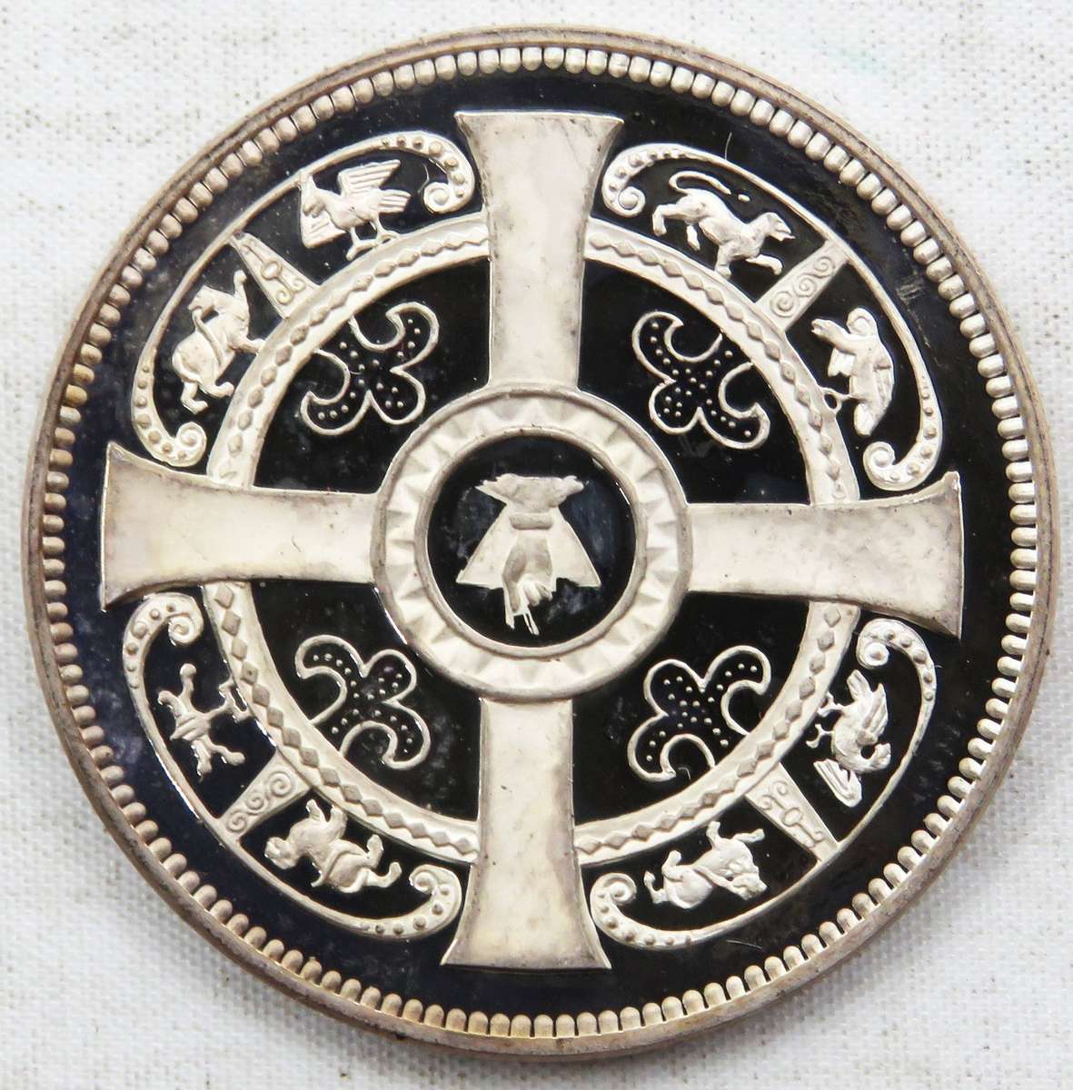 Athelred the Redeless 979-1016 Silver Proof Cameo 999 Medallion -20g FINE SILVER