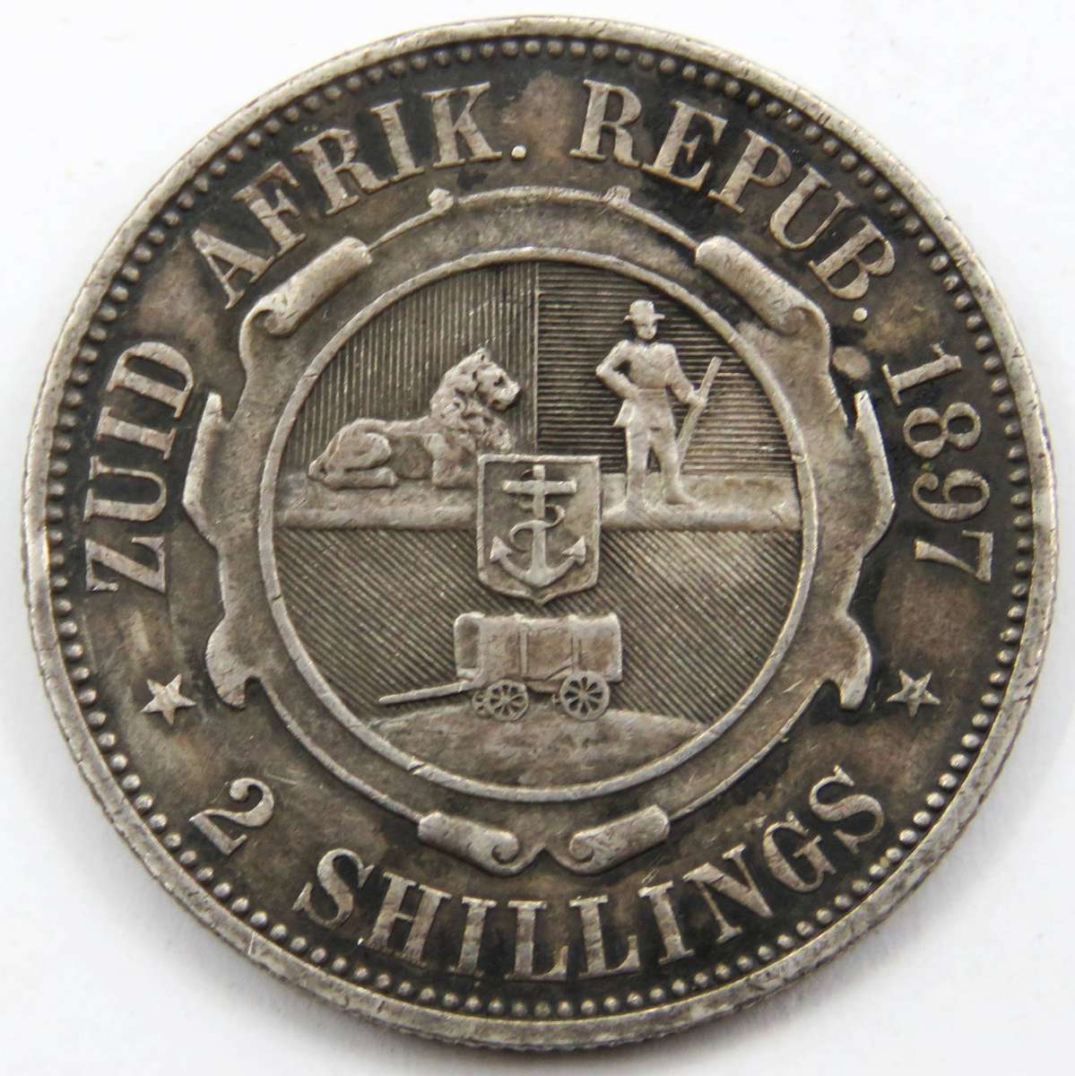 1897 ZAR 2 Shillings