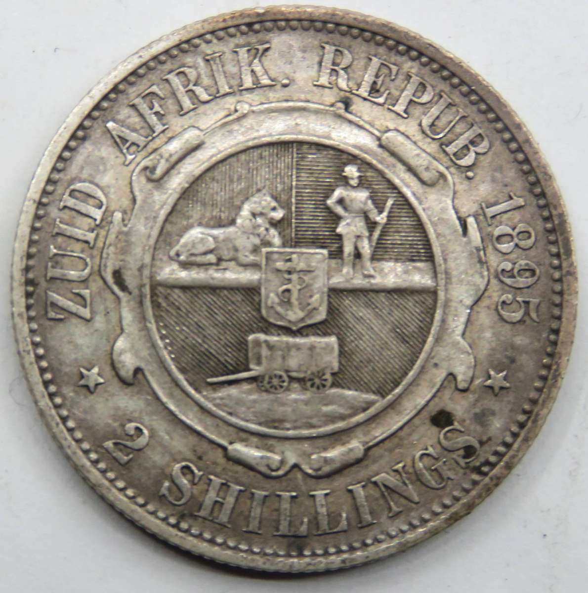 1895 ZAR 2  Shillings