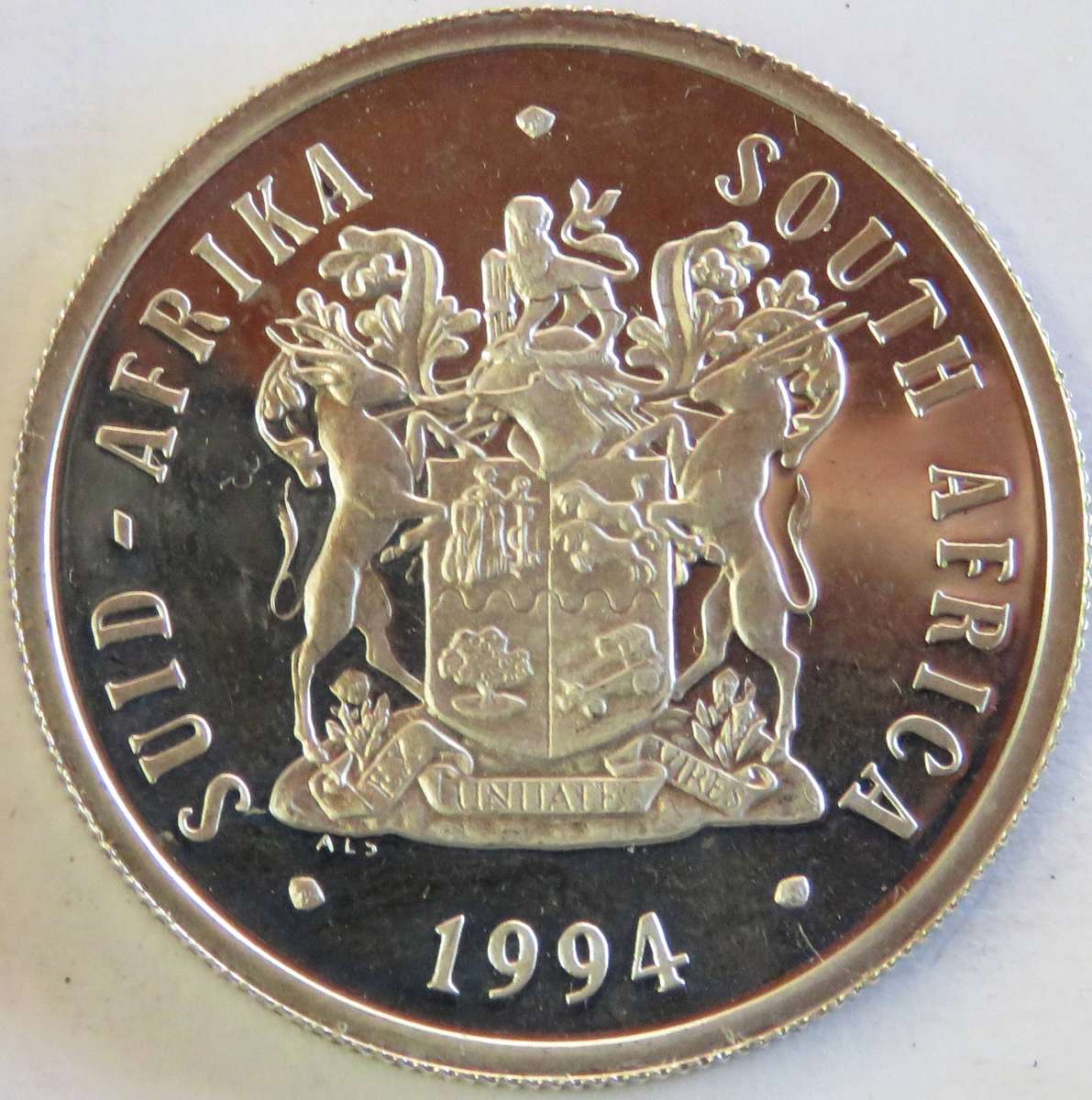 1994 Silver Proof 1 Rand PRESIDENTIAL INAUGURATION