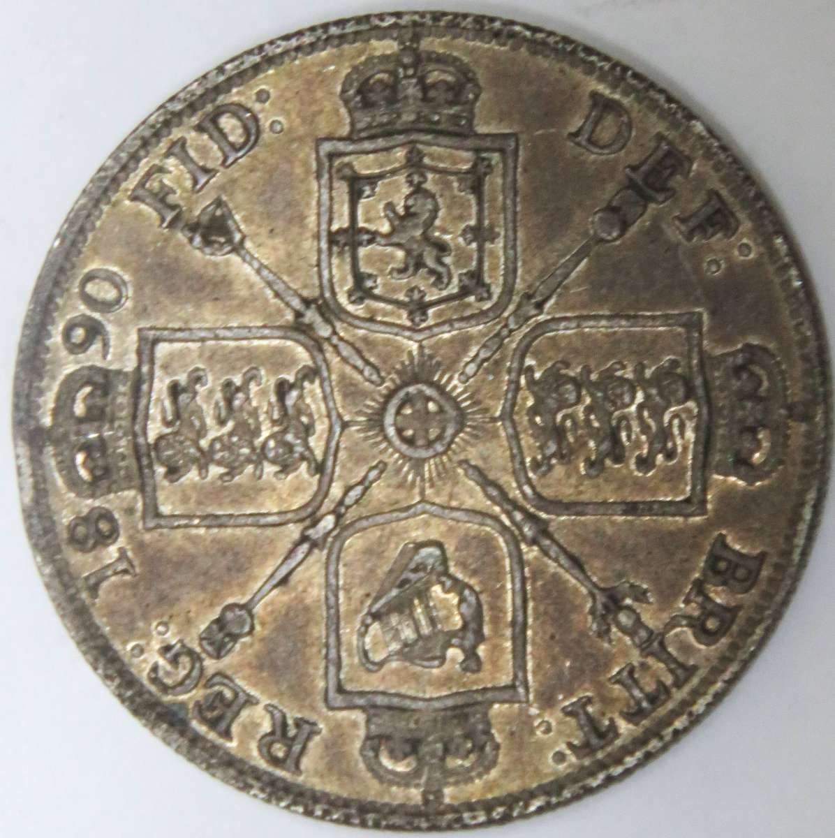 1890 Great Britain Victorian Double Florin