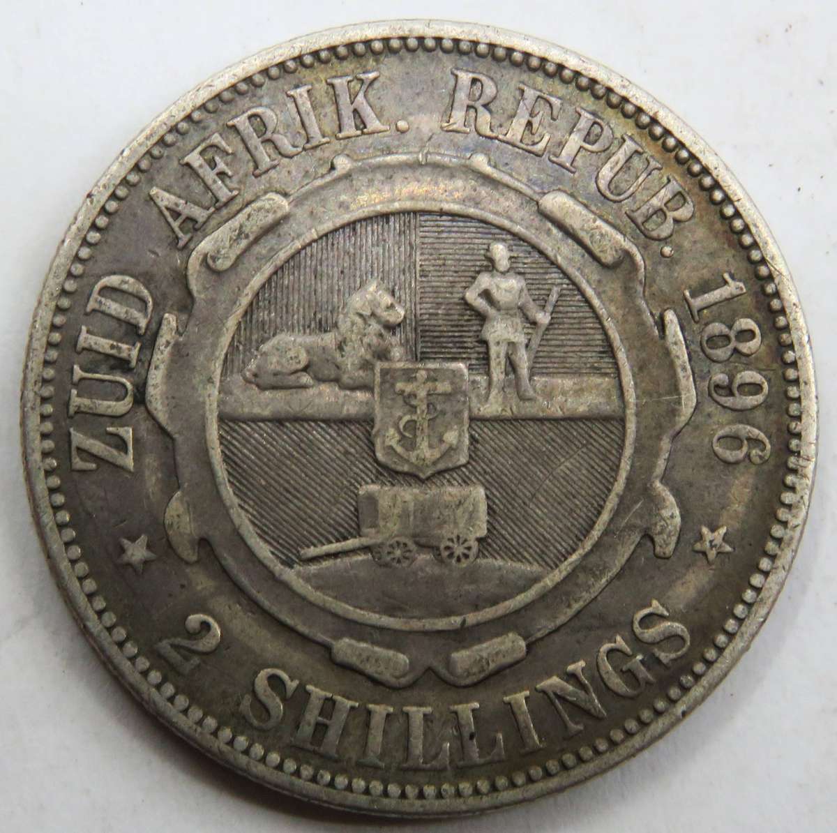 1896 ZAR 2   Shillings