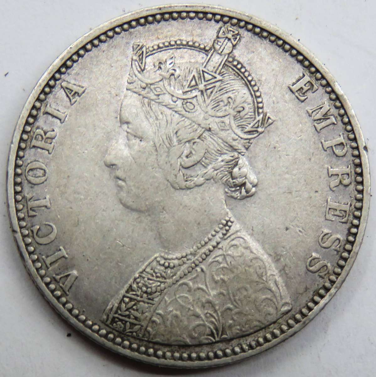 1892 British India One Rupee