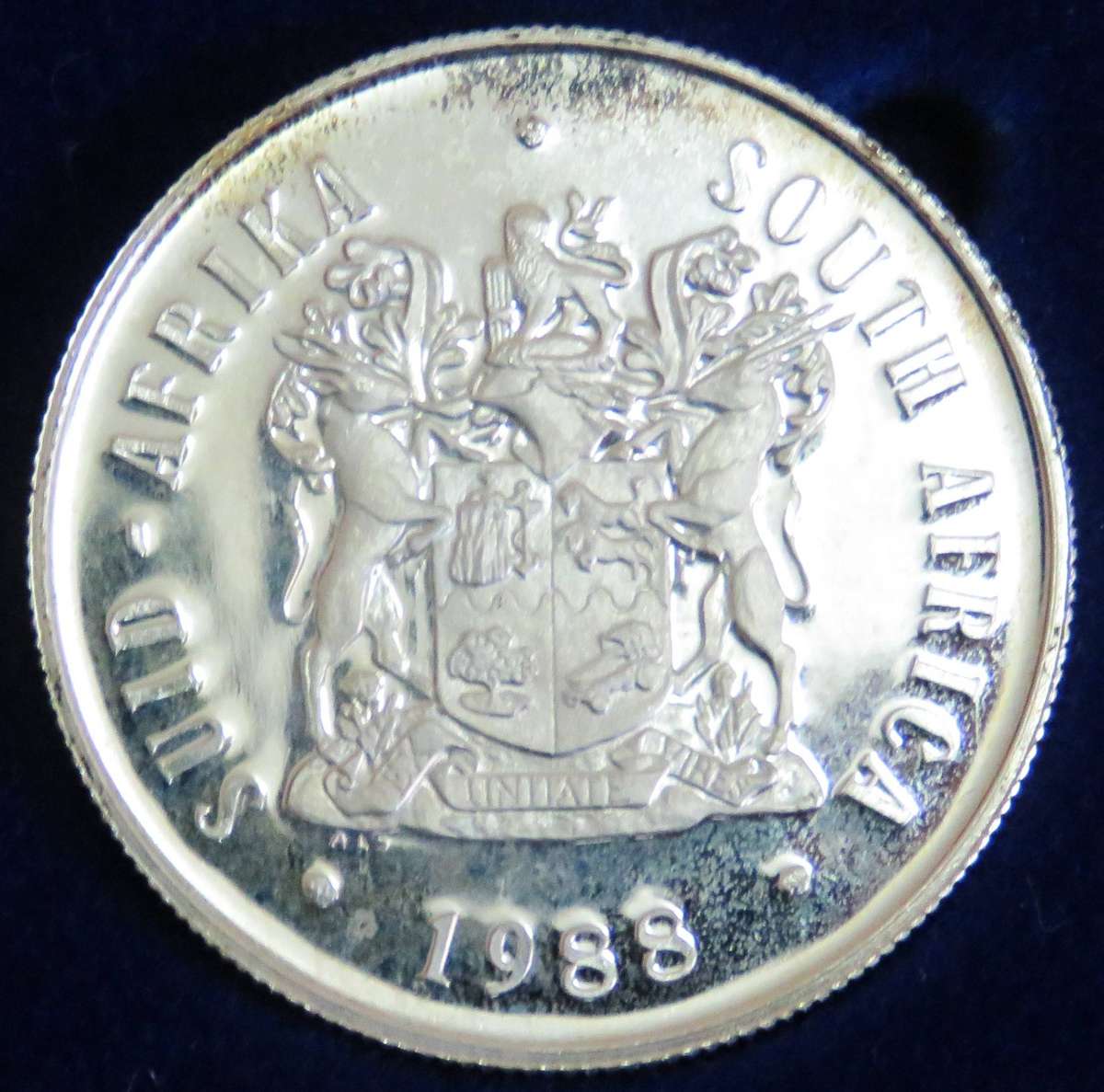 1988 Silver 1 Rand DIAS 1488-1988  proof in SAM box