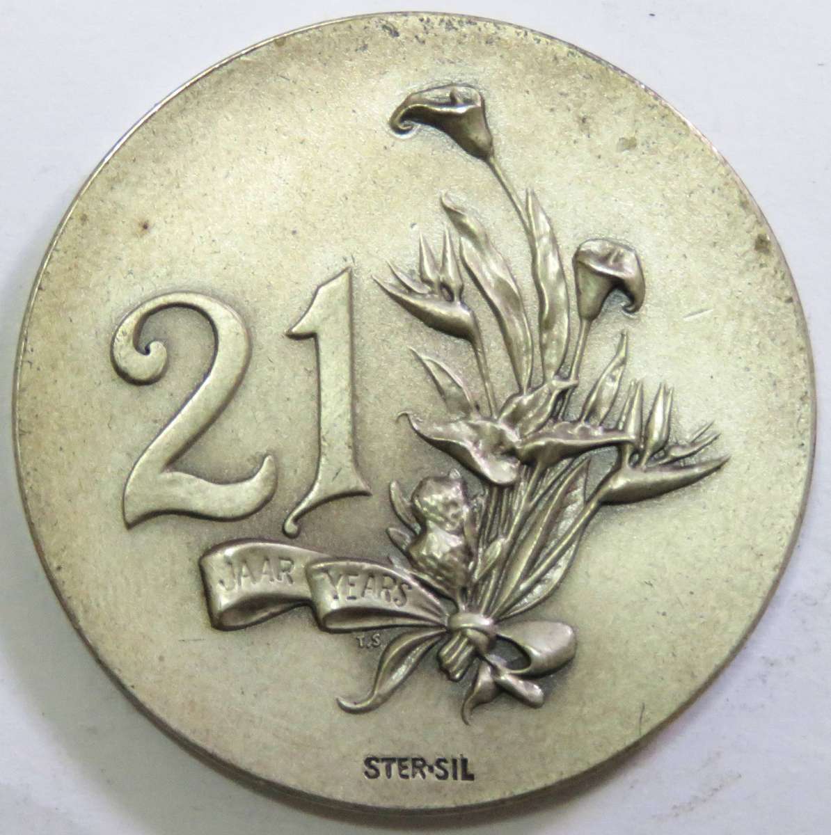 Transvaal Numismatic Society Silver 925  Medallion-29 grams Sterling Silver