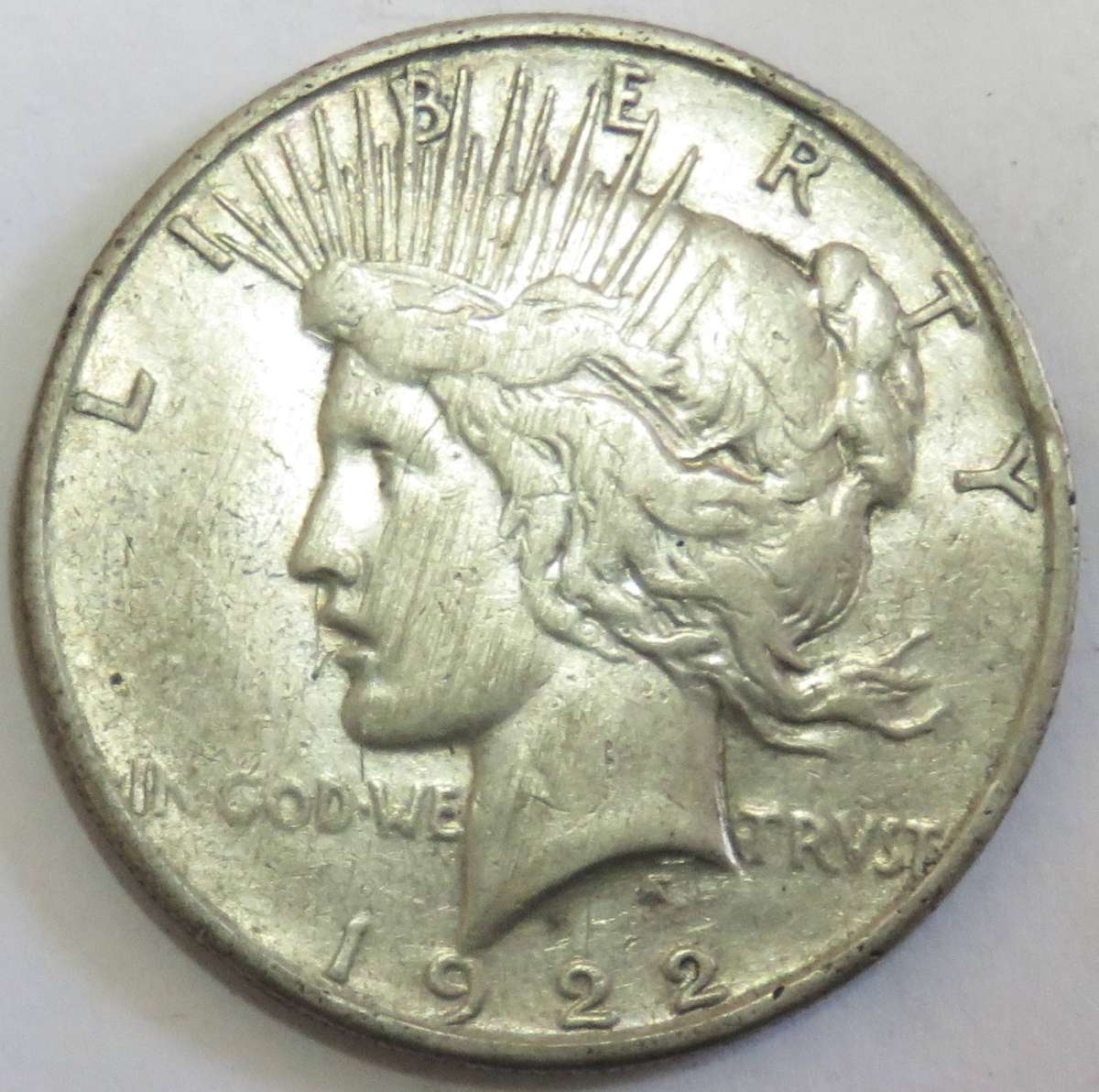 1922  United States of America Peace Dollar