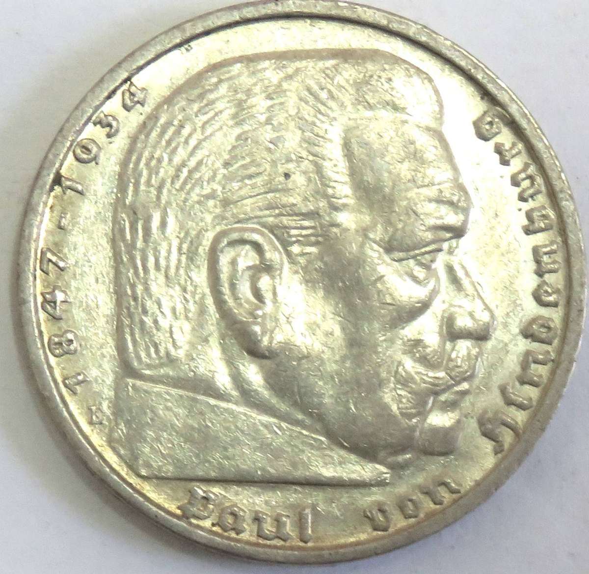 Germany - Third Reich 5 Reichsmark 1936-E