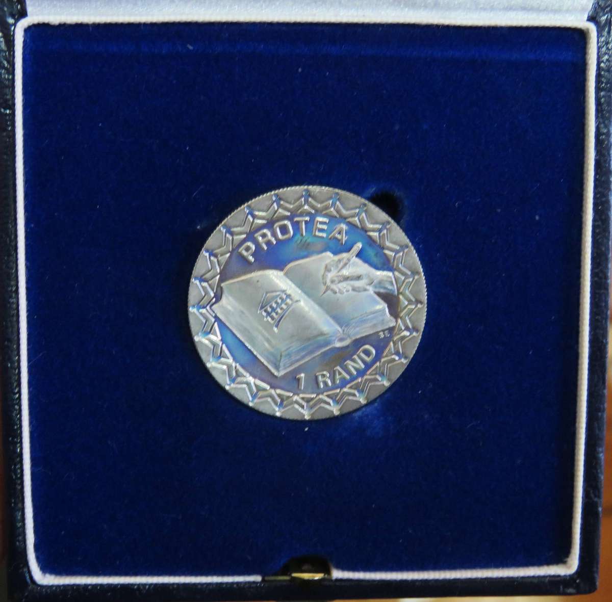 1996 Silver Proof 1 Rand CONSTITUTION in SAM box