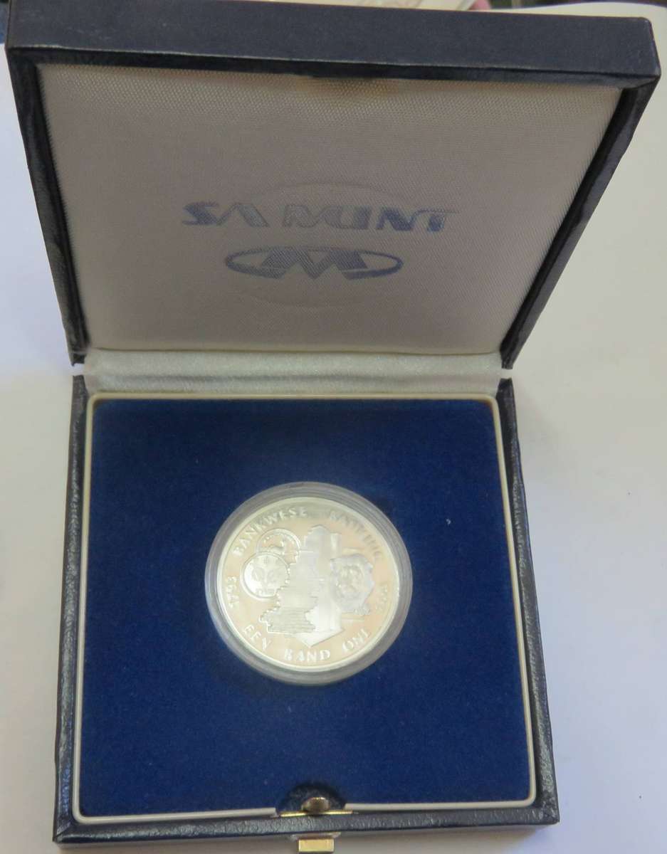 19931 Silver Proof 1 Rand BANKING in original capsule and SAM box as issued