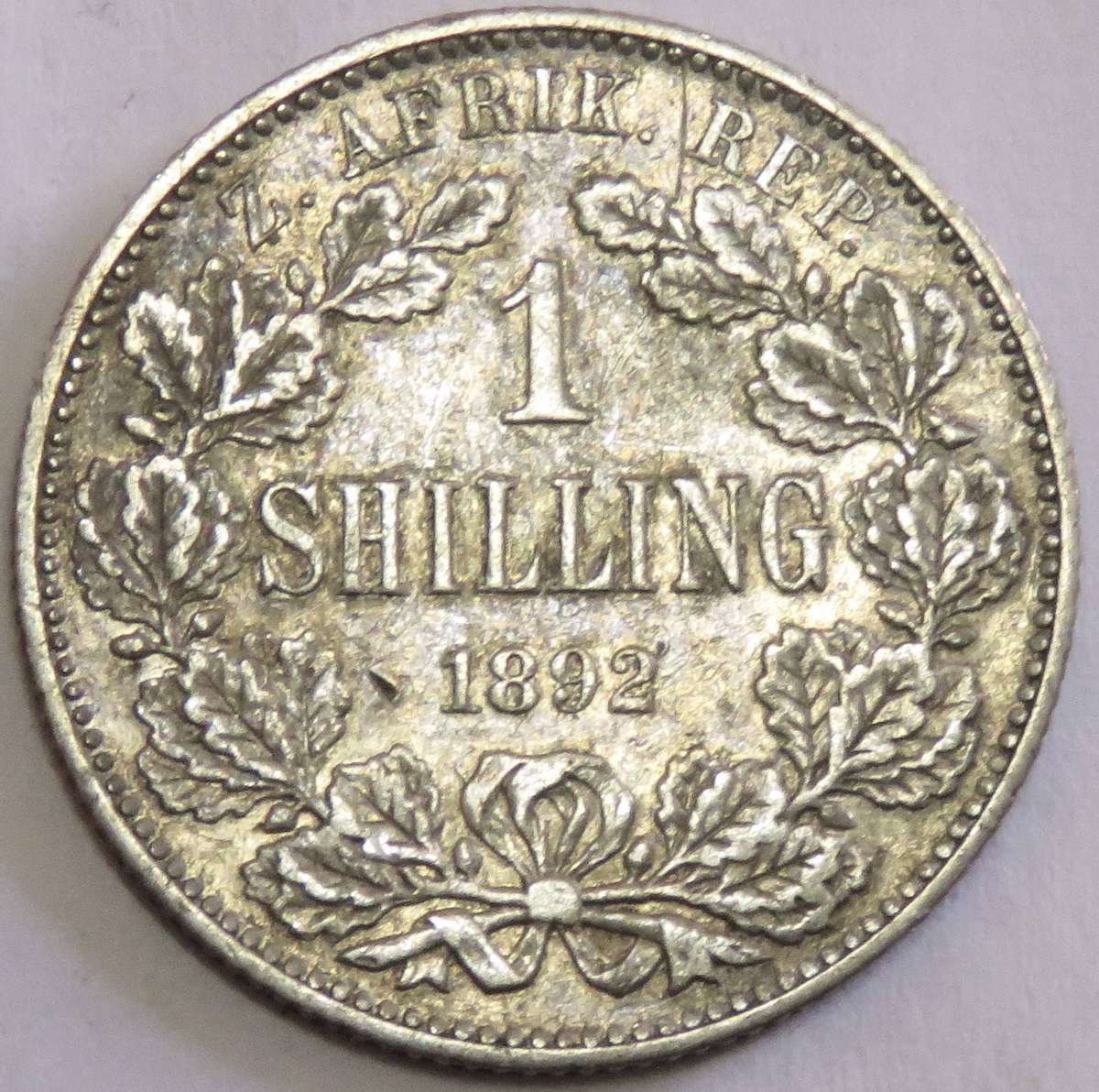 1892 ZAR Shilling
