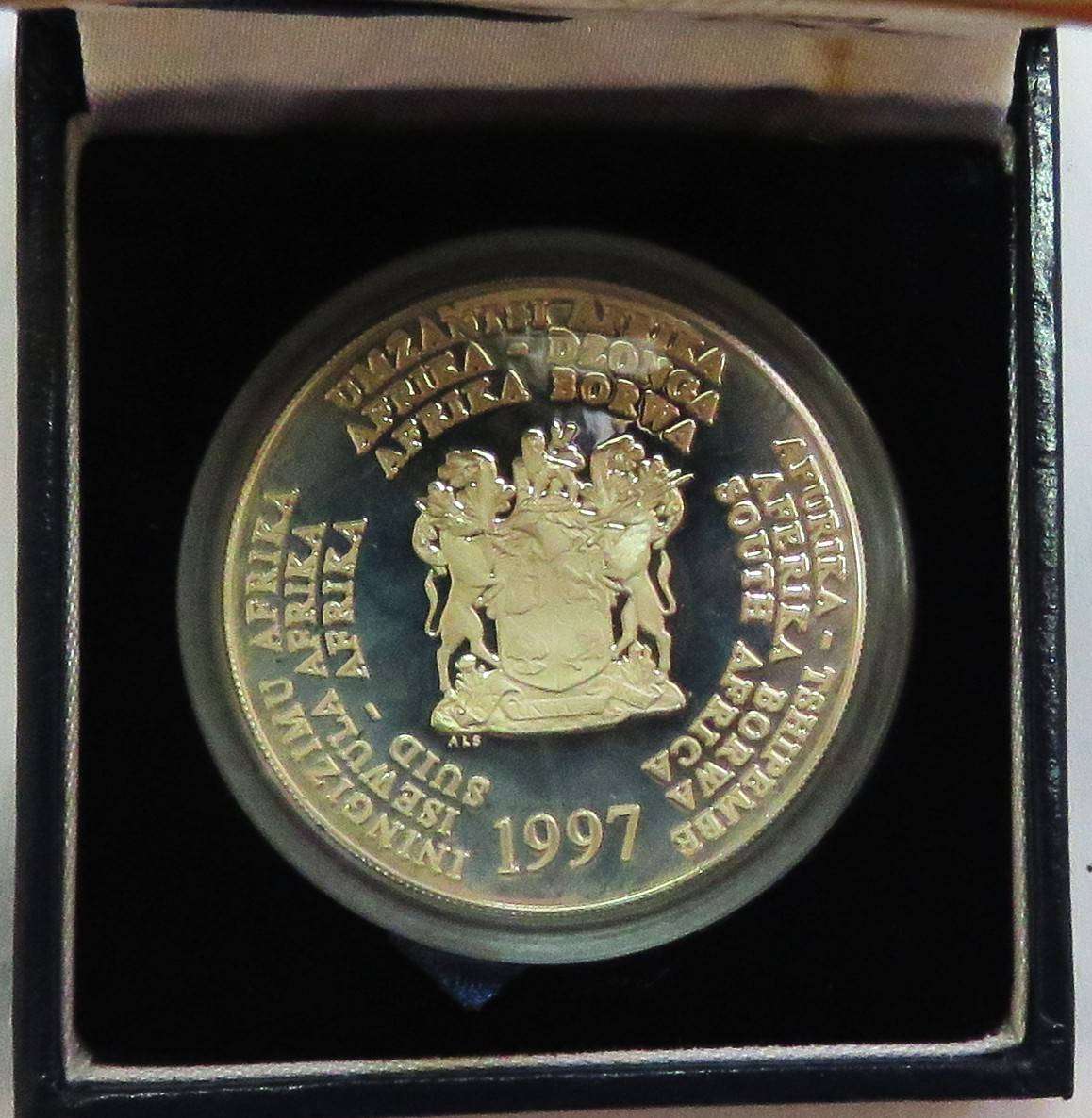 1997 1 Ounce  Silver Proof  R2 SEAHORSE in SAM BOX with COA-33.62 Grams 925 silver