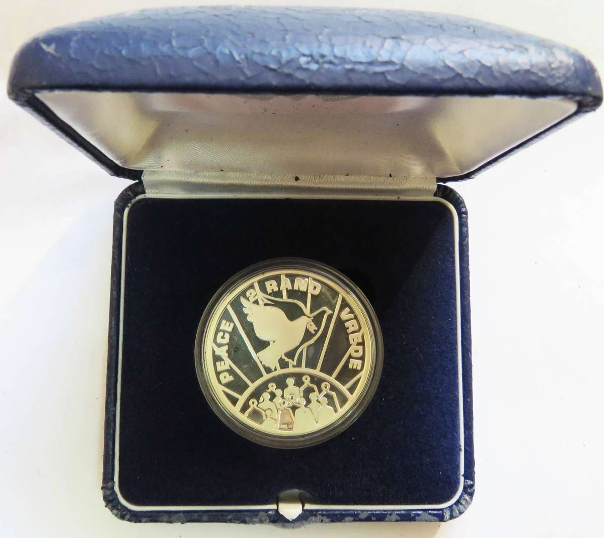 1993 1 Ounce  Silver Proof  R2 PEACE in SAM BOX 33.62 Grams 925 silver