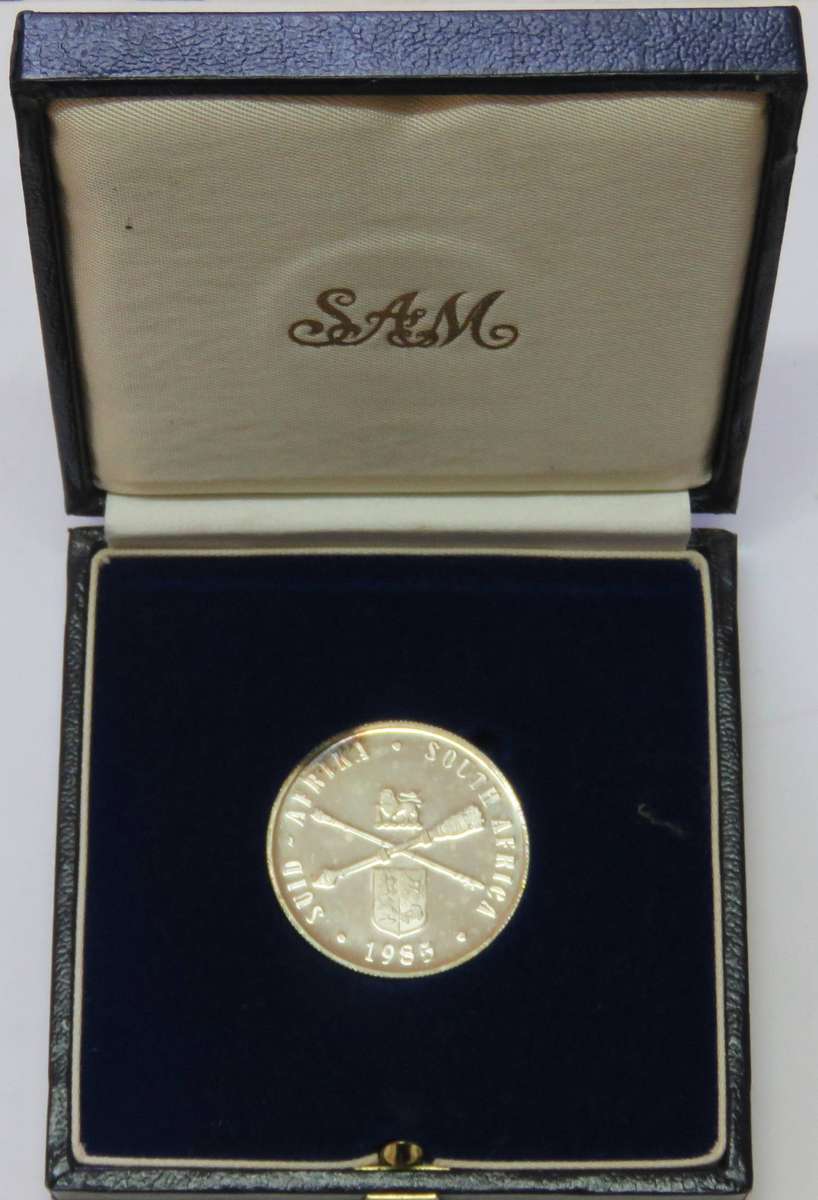 1985 Silver 1 Rand PARLIAMENT proof in SAM box