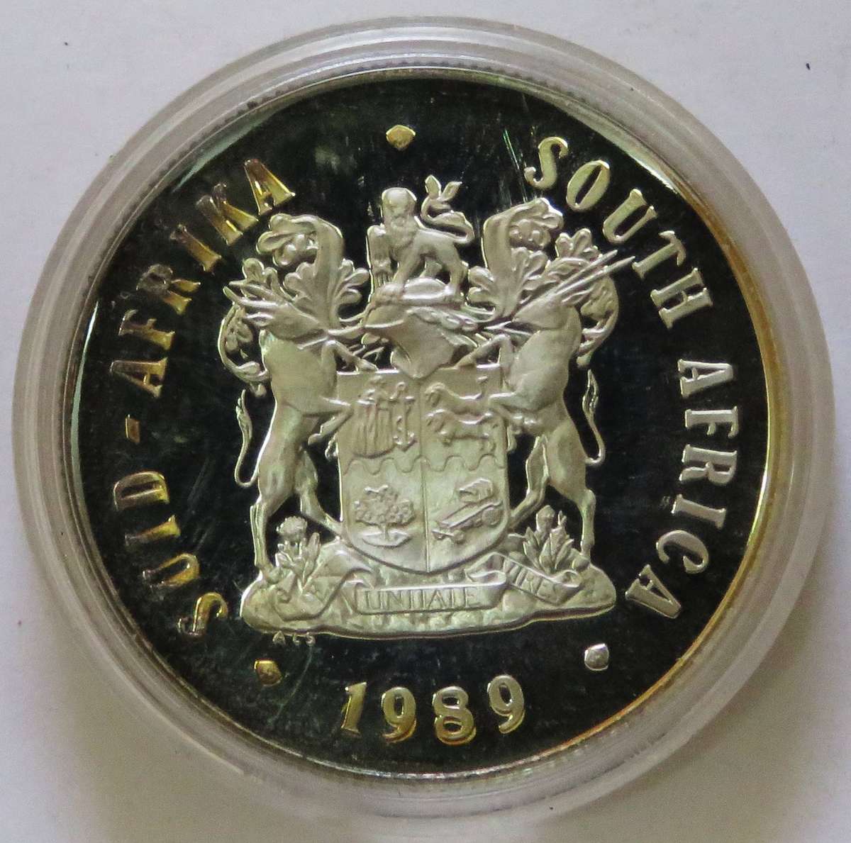 1989  Silver Cameo Proof R1 -in sealed capsule as issued-2 available