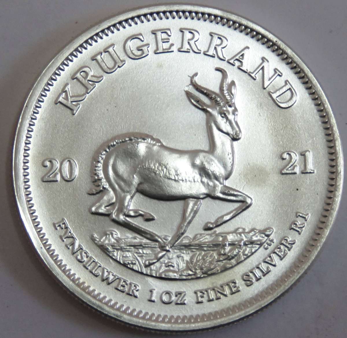 2021  Silver Krugerrand Brilliant UNC