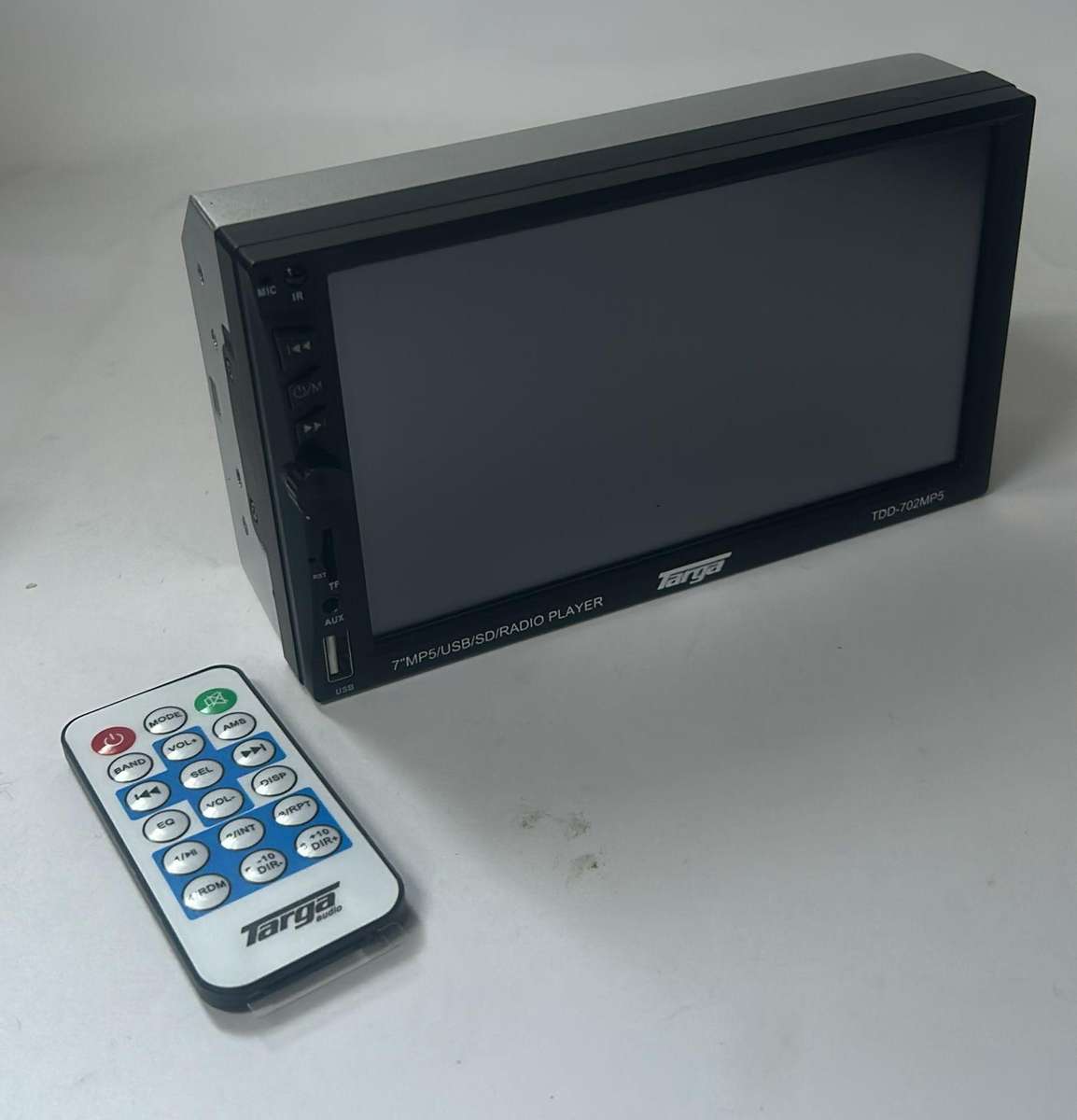CLEARANCE TARGA 7 INCH MEDIA,MP5,USB,BT,SD,MIRROR LINK,TOUCH SCREEN,REMOTE
