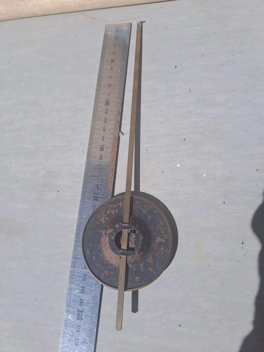 clock pendulum diam 80mm 72 grams
