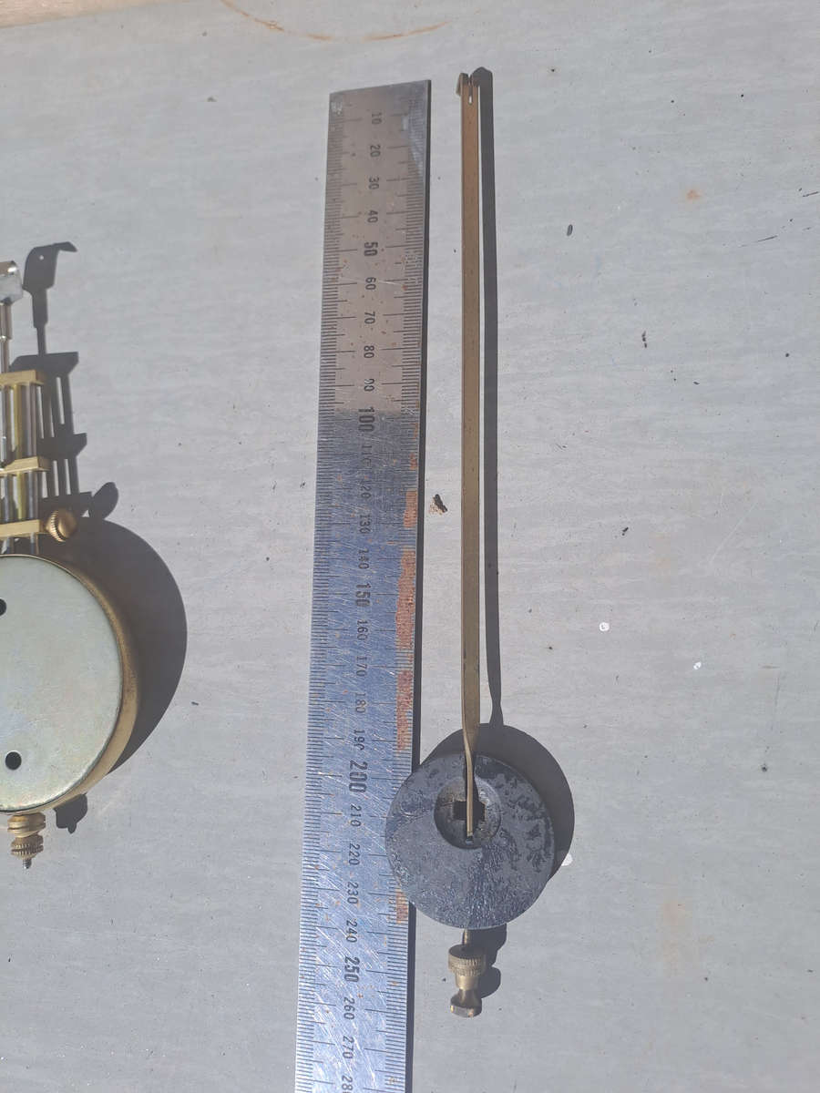 clock pendulum diam 44mm weight  120g