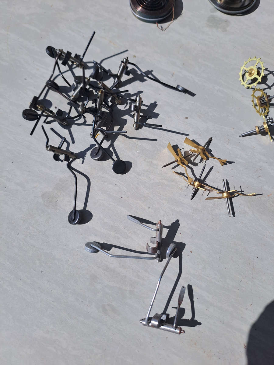 Lot 2 various clock parts all new old stock