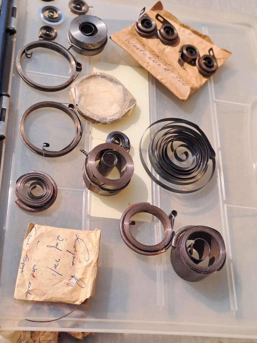 Clock springs assortment as per pictures