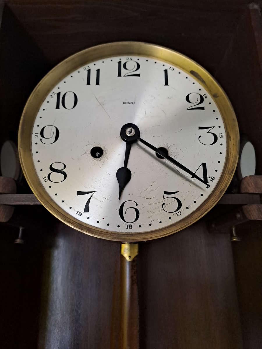 Vintage Keinzle wall clock working