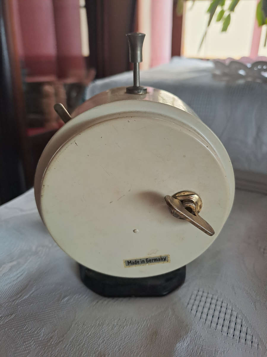 German vintage table stop clock