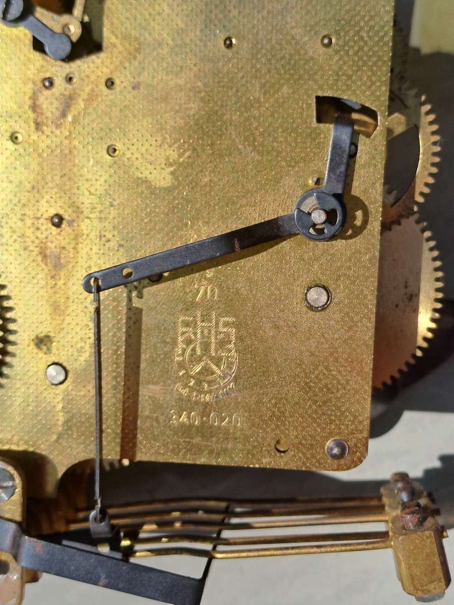 FHS clock movement mantle clock 5 gong