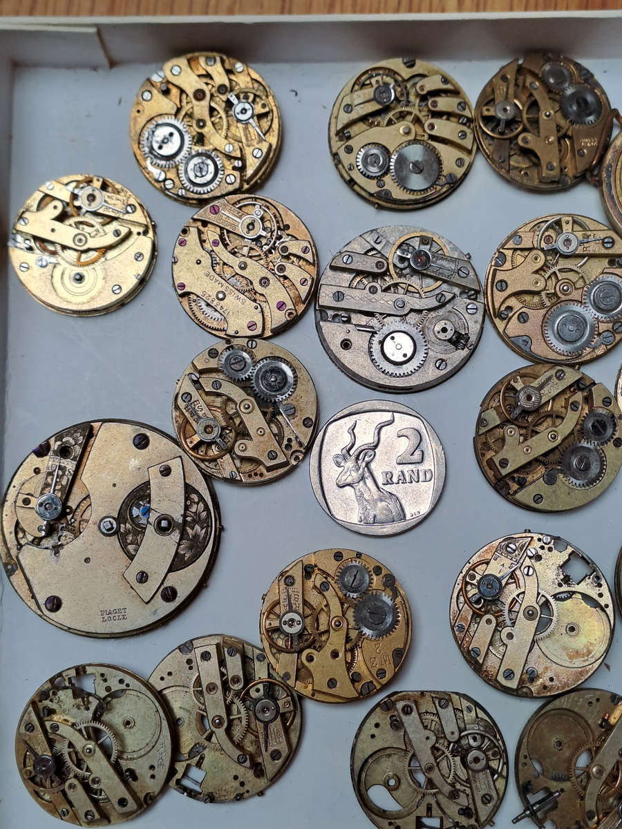 For spares or repairs vintage watch movements