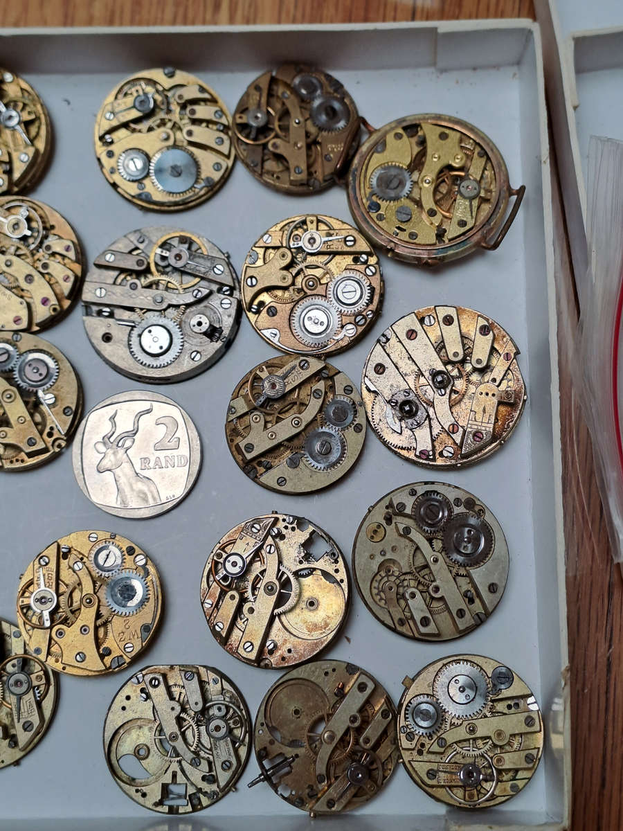 For spares or repairs vintage watch movements