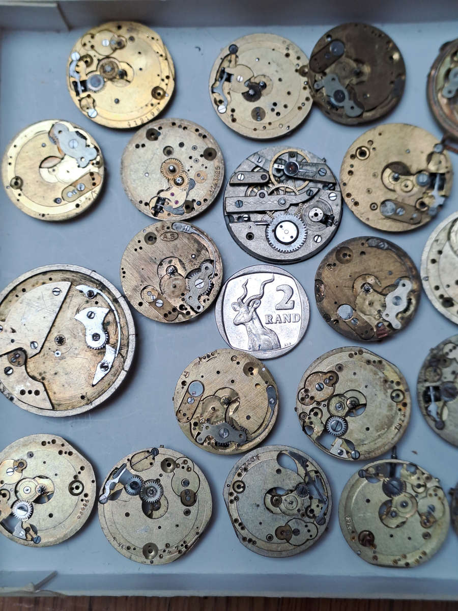 For spares or repairs vintage watch movements