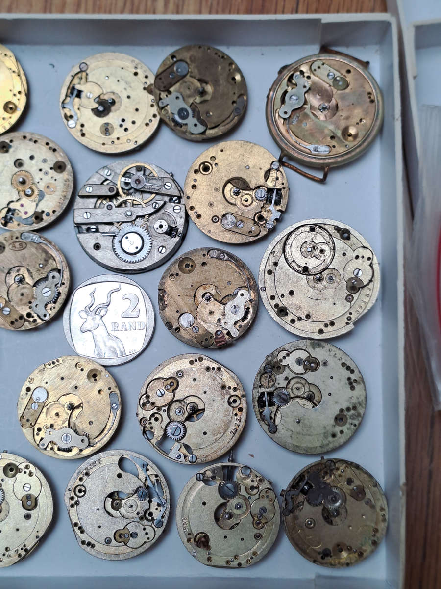 For spares or repairs vintage watch movements