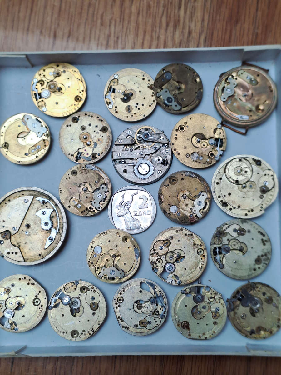 For spares or repairs vintage watch movements