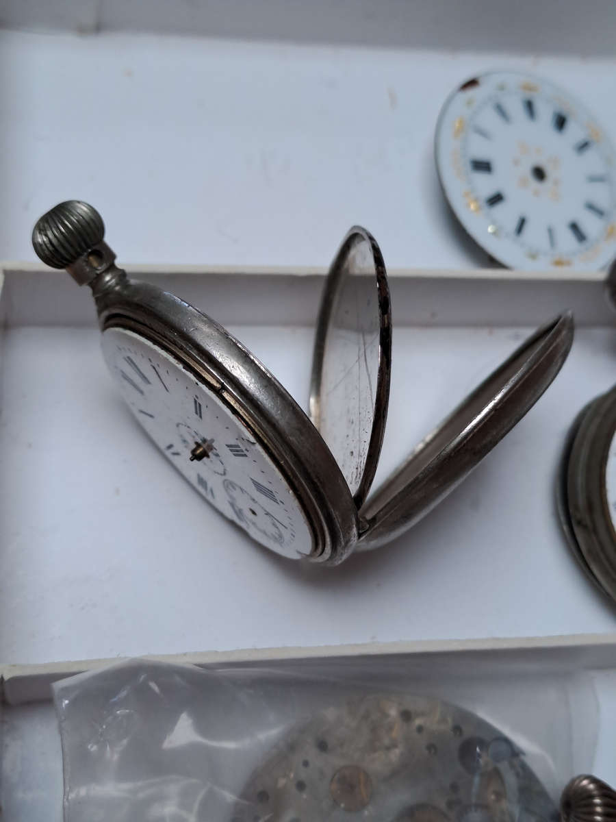 For spares or repairs vintage pocket watches and spares  movements