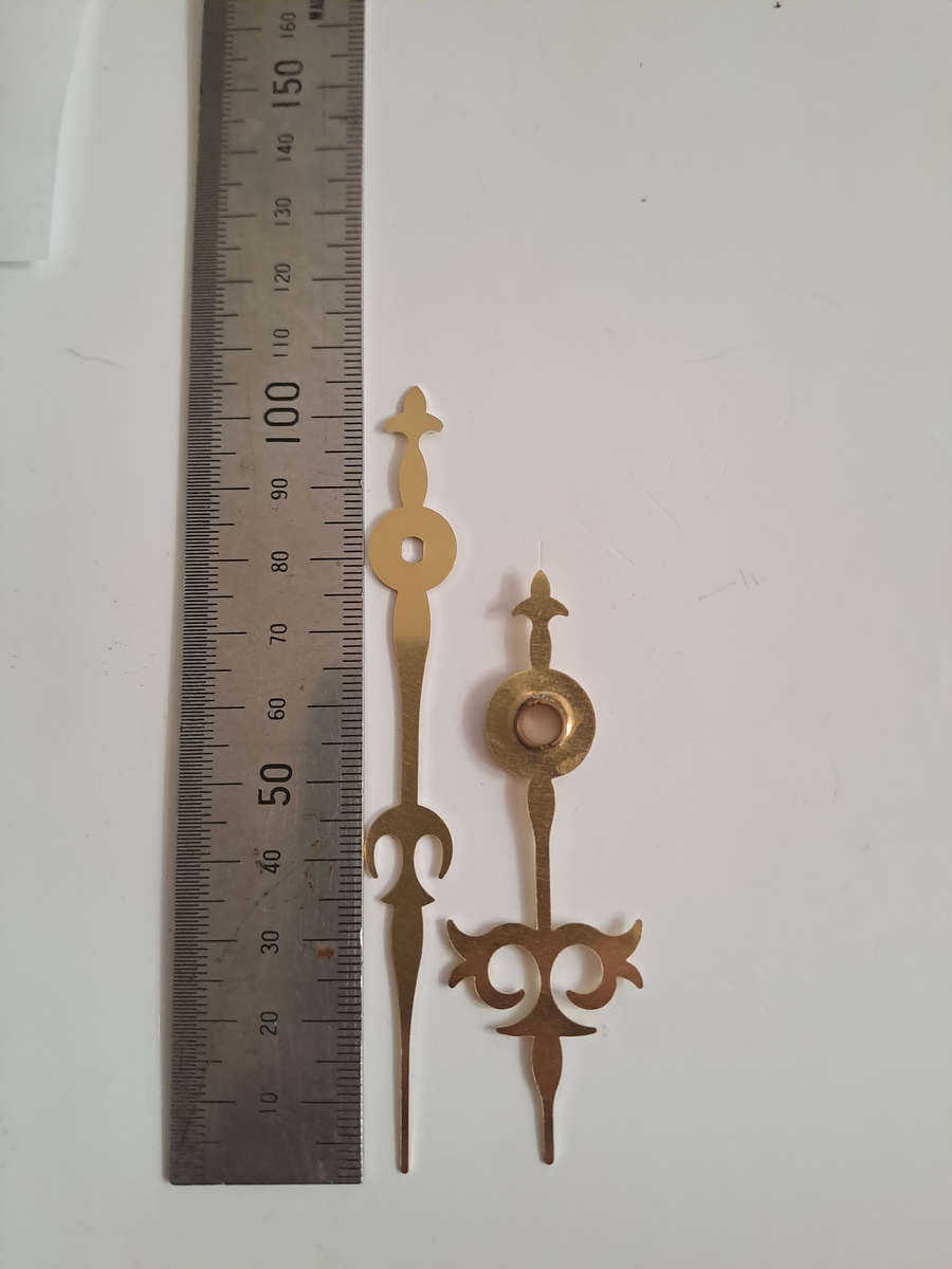 brass clock hands