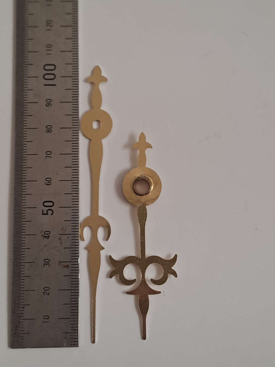 brass clock hands