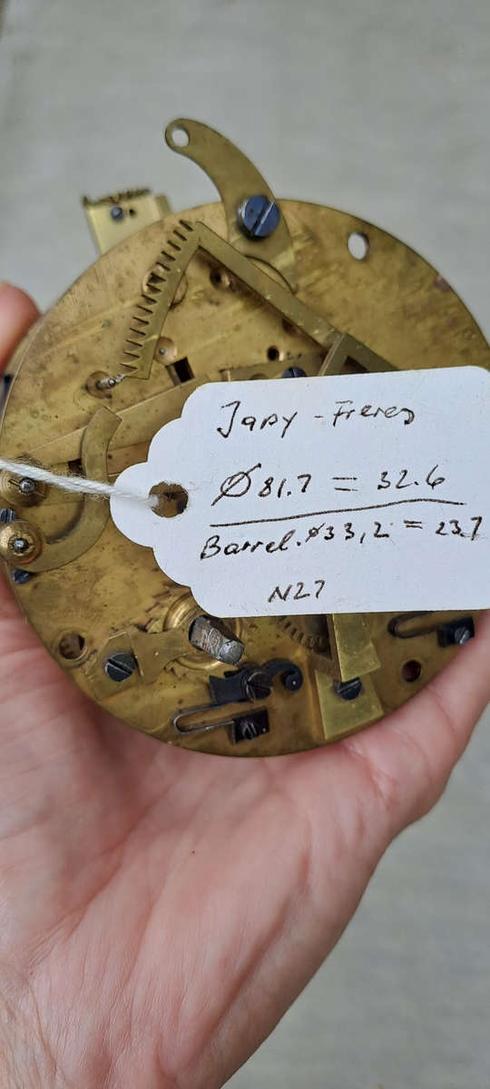 Japy Feres clock movement French